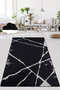 Conceptum Alfombra Broken Black 80 x 140 cm